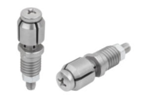 Mandrel collet for small bores, for automated clamping