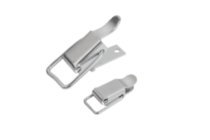 Latches, steel or stainless steel, with draw bail for up to 300N, fastening holes concealed Latches, steel or stainless steel, with draw bail for up to 300N, fastening holes concealed