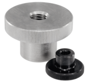 Knurled nuts high form steel and stainless steel, DIN 466