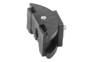 Swivel adapter, plastic, for profile slots