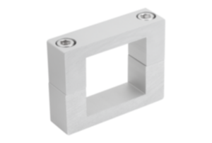 Abraçadeiras de flange de alumínio para unidade linear quadrada Abraçadeiras de flange de alumínio para unidade linear quadrada
