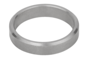 Anéis distanciadores em aço inoxidável para fechos de compressão